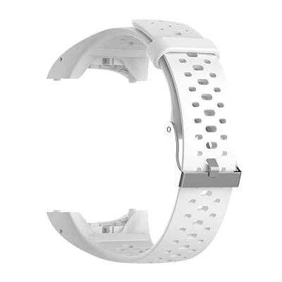 Abbildung von INF Armband für Polar M400/M430, Schwarze Silikon Ersatzarmband kompatibel mit M400/M430 Armband, Laufuhren Sport Band Männer Frauen