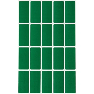 Abbildung von Sticker Grün 40 mm x 19 Etiketten 4 cm 1,9 viereckige Aufkleber 300 Stück von Royal Green