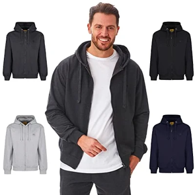 Abbildung von Iron Mountain IMSWT204 Mens Reclaimed Garn Eco Friendly Anti Pil Flexible Bequeme Soft Fleece Kapuzenoberteil, Holzkohle Mergel, S