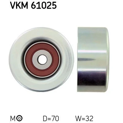 Abbildung von SKF VKM 61025 Umlenkrolle TOYOTA: RAV4 III Off Road