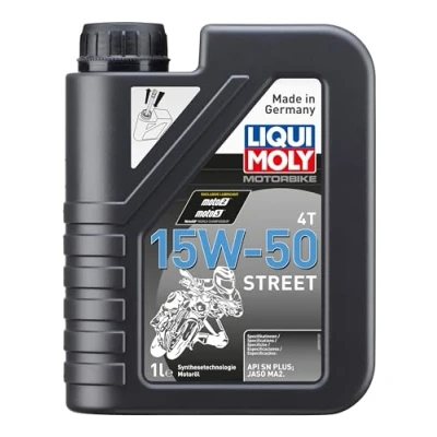 Abbildung von LIQUI MOLY Motorbike 4T 15W 50 Street 1 L Motorrad Synthesetechnologie Motoröl Art. Nr.: 2555