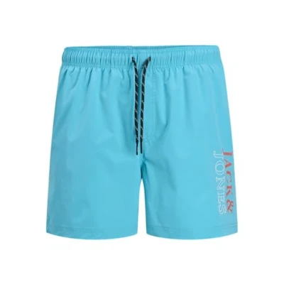 Abbildung von Jack &amp; Jones Jpstmaui Jjswim Badeshorts, Herren, Größe: XL, Turkish sea