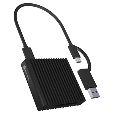 Abbildung von ICY BOX externer Speicherkartenleser USB C®, 3.2 Gen 2 (USB 3.1), IB CR404 C31