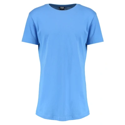 Abbildung von Urban Classics Herren Shaped Long Tee T Shirt, Blau (horizonblue), XS