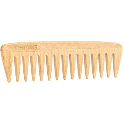 Abbildung von REMOS Haarkamm aus hochwertigem heimischem Buchenholz 18 cm grobe Zahnung