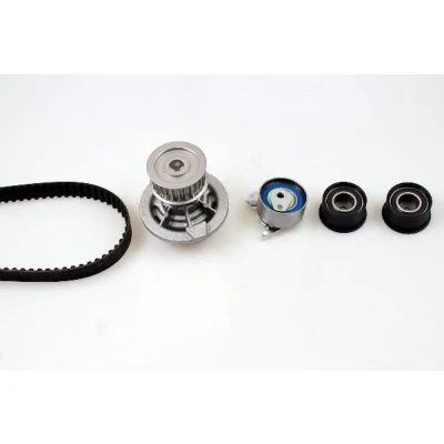 Abbildung von HEPU PK03162 Wasserpumpe + Zahnriemensatz 169 OPEL: Vectra A Saloon, Calibra A, Astra F CC, CHEVROLET: Nubira Estate