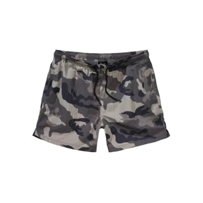 Abbildung von Brandit Basic Badeshorts, Herren, Größe: Small, Grey camo