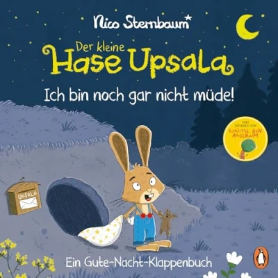 Abbildung von Der kleine Hase Upsala Ich bin noch gar nicht müde Ein Gute Nacht Klappenbuch: Pappbilderbuch ab 2 Jahren mit großen Klappen