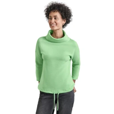 Abbildung von STREET ONE Damen A322370 Schalkragen Strukturshirt,Mehrfarbig, 34