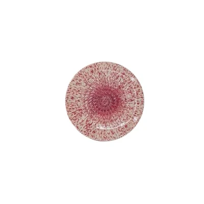 Abbildung von Kaladia Keramik Reibeteller/Keramikhobel ideal für Ingwer, Parmesan etc. in Pink gesprenkelt Durchmesser: 12 cm handgemacht &amp; handbemalt Made Spain