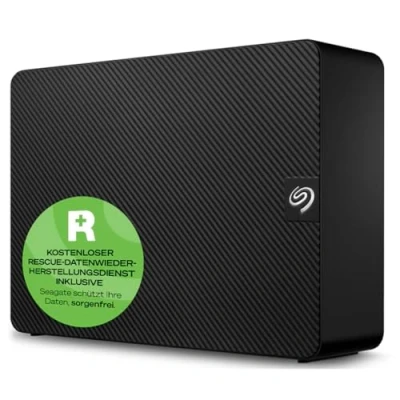 Abbildung von Seagate Expansion Desktop 20TB externe Festplatte, 3.5 Zoll, USB 3.0, PC &amp; Notebook, inkl. 2 Jahre Rescue Service, Modellnr.: STKP20000400