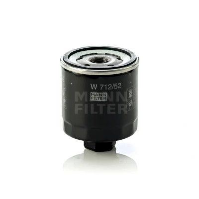 Abbildung von MANN FILTER W 712/52 Ölfilter 3/4 16 UNF mit einem Rücklaufsperrventil Anschraubfilter VOLKSWAGEN: Polo III Hatchback, GOLF 4, 3
