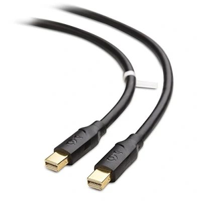 Abbildung von Cable Matters 4K Mini DisplayPort auf Kabel (Mini Display Port, DP Kabel, mDP Kabel) mit 60Hz, 2K 144Hz in Schwarz 1 Meter