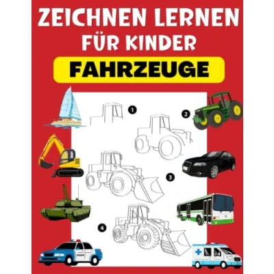 Abbildung von Fahrzeuge Zeichnen Lernen Für Kinder: Aktivitätsbuch Kinder Ab 4 Jahren