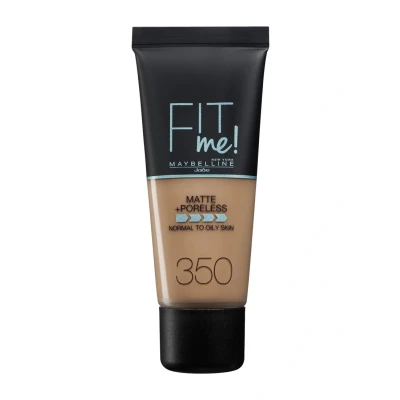 Abbildung von Maybelline Fit Me! Matte+ Poreless Liquid Foundation 350 Caramel 30 ml