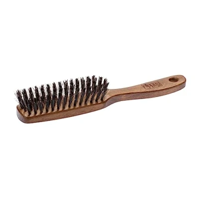 Abbildung von nippes Solingen 5 reihige Rosshaar Nylon Borstenbürste Effektive Haarentwirrung Griff aus Buche Eignet sich Für verschiedene Haartypen und längen gesunden Glanz eine seidige Textur