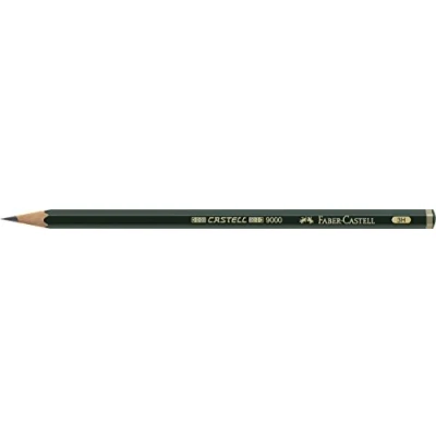 Abbildung von Faber Castell b 9000 3H Blister mit 1 Skala, graphit Bleistift