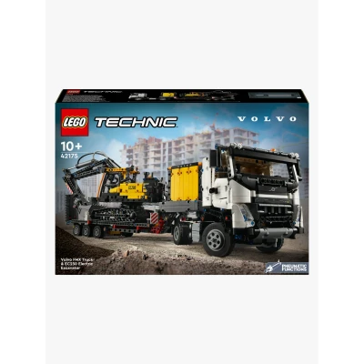 Abbildung von LEGO Technic 42175 Volvo FMX LKW mit EC230 Electric Raupenbagger
