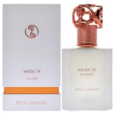 Abbildung von Swiss Arabian Musk 74 Poudre 50ML Eau de parfum für damen und herren stilvolle elegante düfte Erfrischendes, lang anhaltendes frauenparfüm aftershave männer