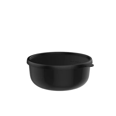 Abbildung von Mepal Mikrowellengeschirr Lumina Frischhaltedosen mit Deckel für Kühlschrank, Gefrierschrank, Dampfgarer &amp; Mikrowelle Mikrowellenschüsseln Aufbewahrungsbox 1500 ml Nordic black