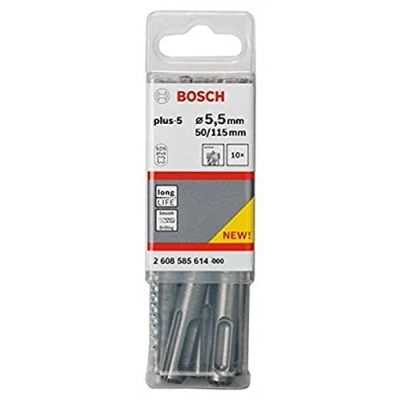Abbildung von Bosch Accessories Professional Hammerbohrer SDS plus 5 (10 Stück, Ø mm)