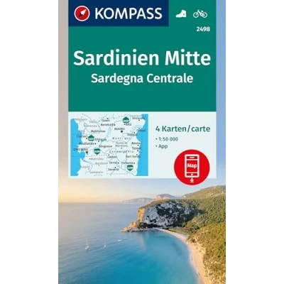 Abbildung von KOMPASS Wanderkarten Set 2498 Sardinien Mitte / Sardegna Centrale (4 Karten) 1:50.000: inklusive Karte zur offline Verwendung in der App. Fahrradfahren.