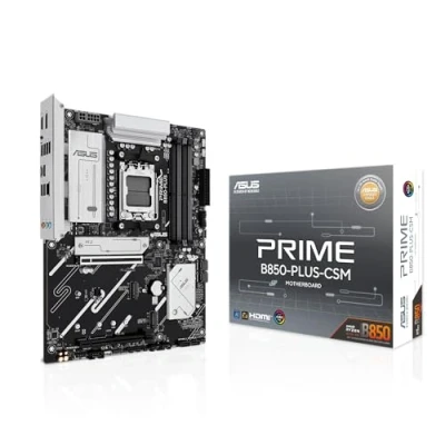 Abbildung von ASUS Prime B850 PLUS CSM Mainboard Sockel AMD AM5 (Ryzen 9000, ATX, DDR5 Speicher, PCIe 5.0, 3X M.2, Aura Sync)