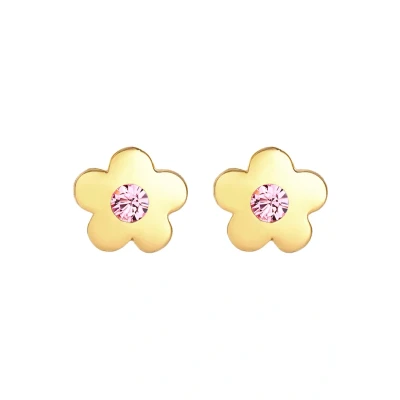 Abbildung von Elli Flower Ohrringe für Kinder, Größe: One Size, Rosa