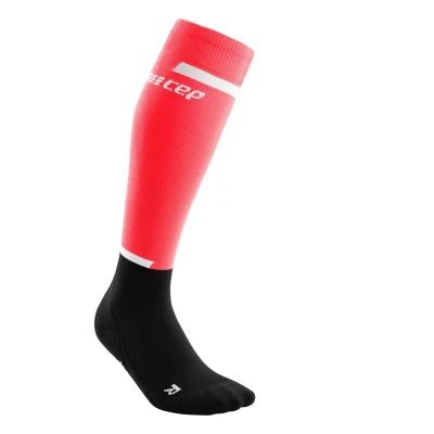 Abbildung von CEP Tall V4 Kompressions Socken Damen Pink, Schwarz, Größe II