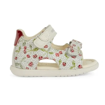 Abbildung von Geox Baby Mädchen B MACCHIA Gir Sandal, Off White/RED, 22 EU