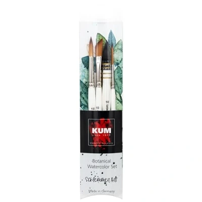 Abbildung von KUM 5146716 Künstlerpinsel Set 4 teilig, Schlemmer Art Botanical Brush