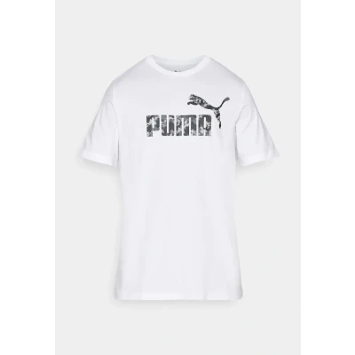 Abbildung von Puma CAMO TEE Tshirt print, Herren, Größe: Medium, White