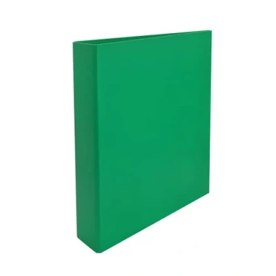 Abbildung von Raylu Paper® 4 x D Ringordner 40 mm, A4 mit Ringen zur Aufbewahrung von Dokumenten, Größe 33,5 cm hoch 26 breit und 6 dicker Rücken (Dunkelgrün)