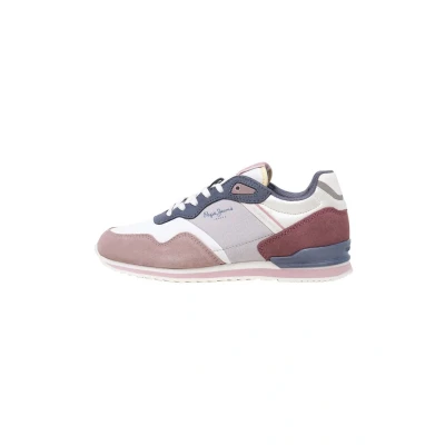 Abbildung von Pepe Jeans London Print Sneaker low, Damen, Größe: 38, Dusty pale pink Schuhe