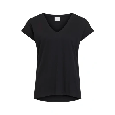 Abbildung von VILA Vidreamers V NECK Tshirt basic, Damen, Größe: XS, Black