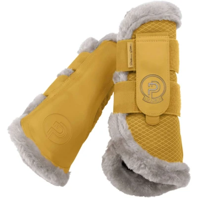 Abbildung von Eskadron Gamaschen Mesh Faux Fur Platinum &#039;25 Golden Yellow XL Agradi.deVerkauft von Agradi