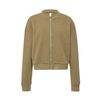Abbildung von QS Bomberjacke, Damen, Größe: Large, Olivgrün