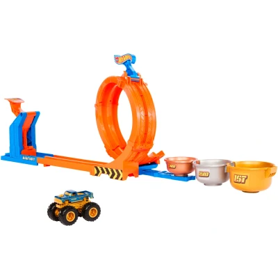 Abbildung von Hot Wheels Monstertruck Loop &amp; Flip Trophy Challange Autorennbahn