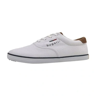 Abbildung von bugatti Sportlicher Schnürer, Herren, Größe: 43, White Schuhe