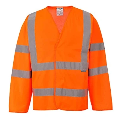 Abbildung von Portwest Warnschutzweste mit Reflexstreifen über Bauch und Schulter, Größe: L/XL, Farbe: Orange, C473ORRL/XL