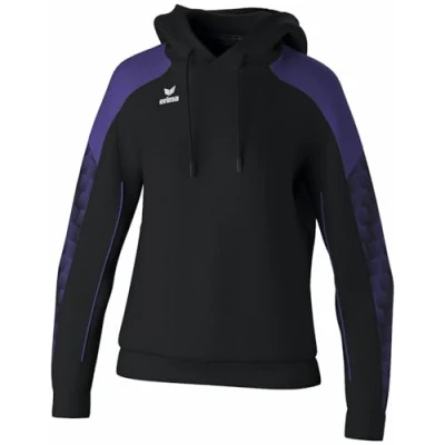 Abbildung von Erima Damen EVO STAR Kapuzenpullover (1072429), schwarz/ultra violet, 44