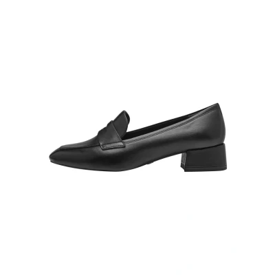 Abbildung von Tamaris Slipper, Damen, Größe: 38, Black leather Veloursleder