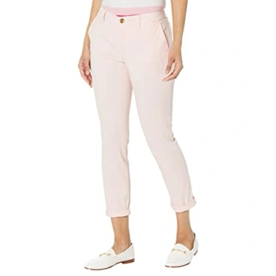 Abbildung von Tommy Hilfiger Damen Hampton Chinohose mit lockerer Passform (Standard und Übergröße) Hose, Ballerina Pink, 4