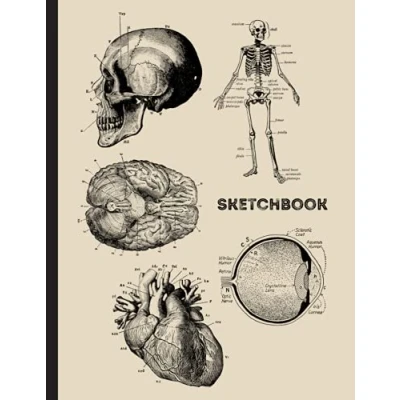 Abbildung von Dark Academia Sketchbook: Sketchpad For Drawing, Writing, Doodling, Journaling and Coloring, Aesthetic Sketchbook