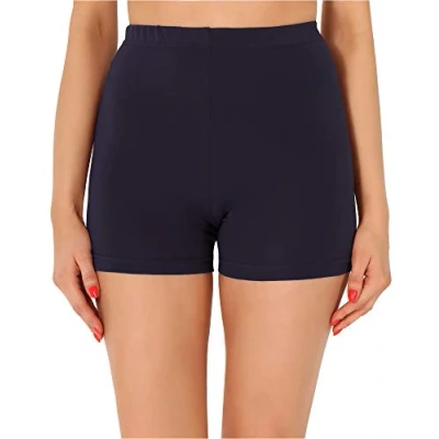 Abbildung von Merry Style Damen Shorts Radlerhose Unterhose Hotpants Kurze Hose Boxershorts aus Baumwolle MS10 358(Marineblau,M)