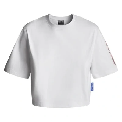 Abbildung von Red Bull Racing x Pepe Jeans BOXY CROP Tshirt print, Damen, Größe: Small, White