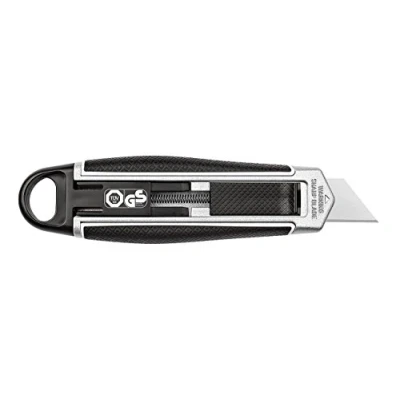 Abbildung von Wedo 78820 Safety Cutter (aus Metall auch für Linkshänder) schwarz/silber