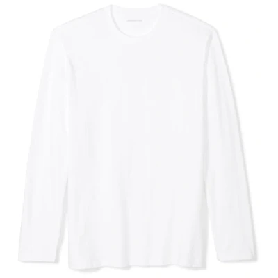Abbildung von Amazon Essentials Herren Langärmeliges T Shirt, Normale Passform, Weiß, XL