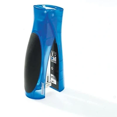 Abbildung von Rapid 20679850 StandUP Heftgerät Ultimate NXT ICE,Kunststoff,20 Blatt,Blisterverpackung, transparent blau
