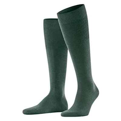 Abbildung von Falke Airport KH Kniestrümpfe Hunter green, Herren, Größe: 43/44, green